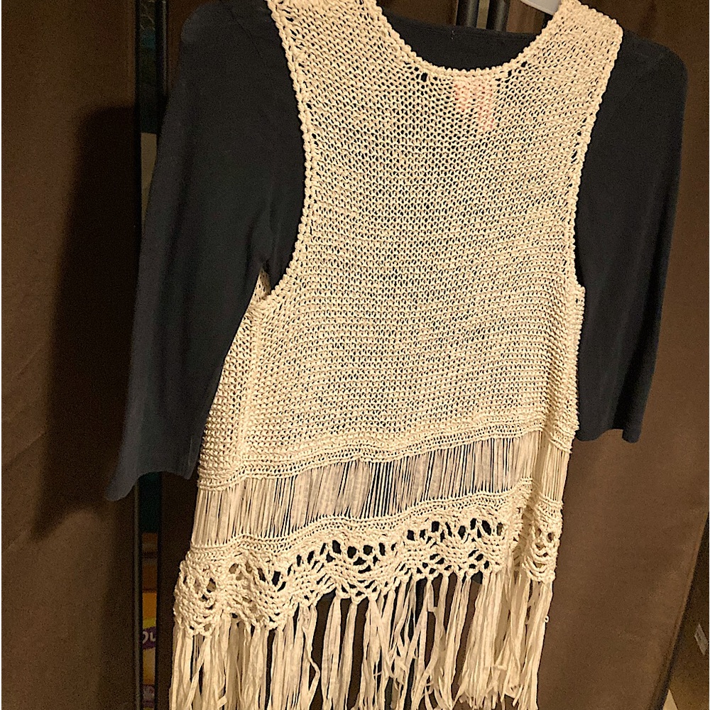 Crocheted vest